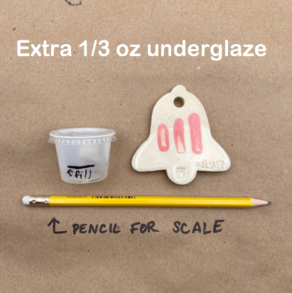 Extra underglaze for clay kits